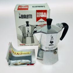 ◎◎ Bialetti ビアレッティ モカエキスプレス 3カップ用 直火式 エスプレッソメーカー Cランク