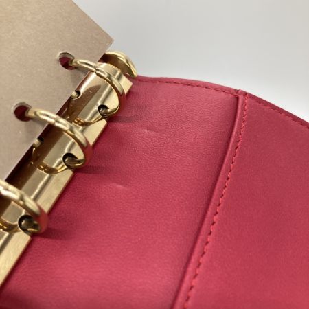  BOTTEGA VENETA ボッテガヴェネタ 手帳カバー 手帳カバー 6穴 レッド