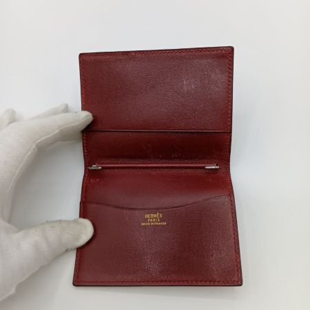  HERMES エルメス アジェンダPM 手帳カバー ボルドー 刻印B119