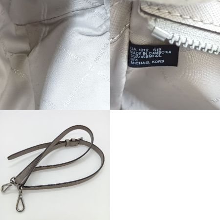  MICHAEL KORS マイケルコース ショルダーバッグ ポシェット ミニ スタッズ 35S9SSMC0L グレー