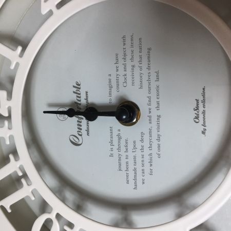  SPICE of Life OLD STREET 壁掛け両面時計 ホワイト NHE801-WH