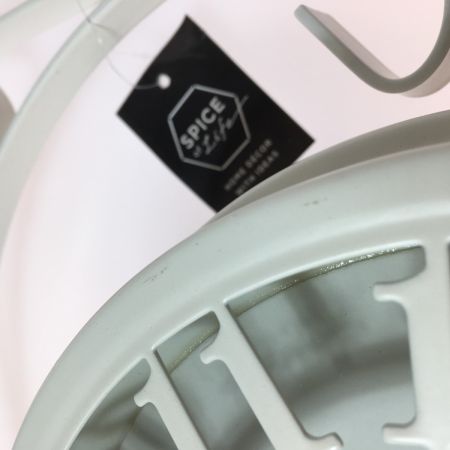  SPICE of Life OLD STREET 壁掛け両面時計 ホワイト NHE801-WH