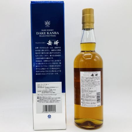 【北海道内限定発送】 MARS マルスウイスキー 岳樺 700ml 43% 箱付 267 未開栓