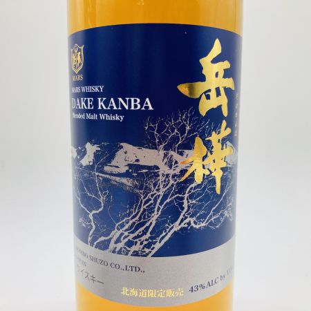 【北海道内限定発送】 MARS マルスウイスキー 岳樺 700ml 43% 箱付 267 未開栓