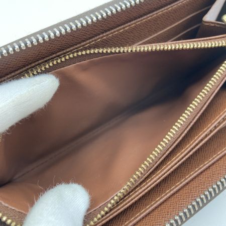  LOUIS VUITTON ルイヴィトン モノグラム ジッピー・ウォレット ラウンドファスナー 長財布 M60017 ブラウン
