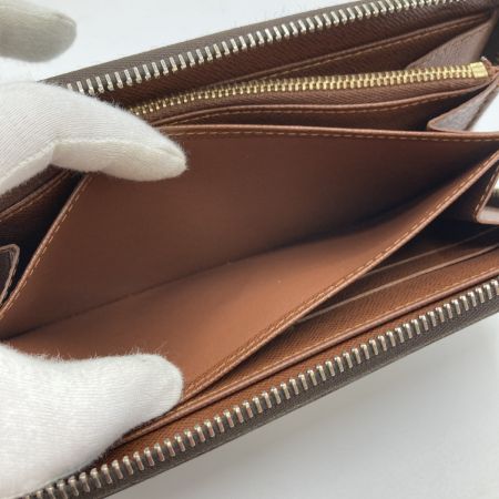  LOUIS VUITTON ルイヴィトン モノグラム ジッピー・ウォレット ラウンドファスナー 長財布 M60017 ブラウン