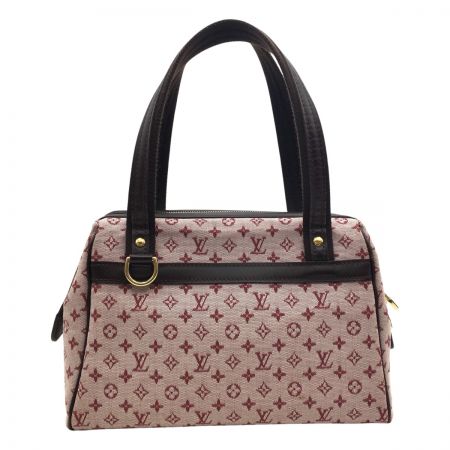  LOUIS VUITTON ルイヴィトン ジョセフィーヌPM ハンドバッグ ボストンバッグ キャンバス レザー チェリー M92314 ピンク