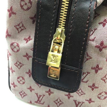  LOUIS VUITTON ルイヴィトン ジョセフィーヌPM ハンドバッグ ボストンバッグ キャンバス レザー チェリー M92314 ピンク