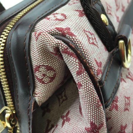  LOUIS VUITTON ルイヴィトン ジョセフィーヌPM ハンドバッグ ボストンバッグ キャンバス レザー チェリー M92314 ピンク