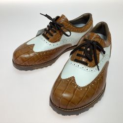 ◎◎ maruman マルマン MAJESTY マジェスティ ゴルフシューズ 26.5cm 牛革 Aランク