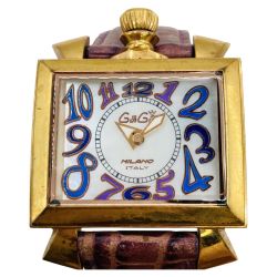 ◎◎ GAGA MILANO ガガミラノ NAPOLEON ナポレオーネ クォーツ 腕時計 4305 Cランク
