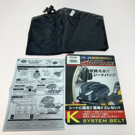  TANAX MOTO FIZZ シートザック ショルダーベルト・固定ベルト欠品 MFK-200