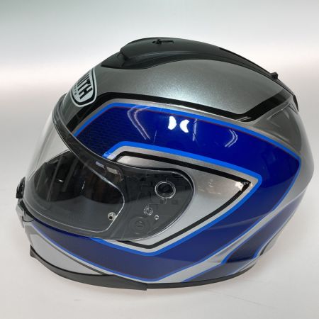  ZENITH ゼニス バイクヘルメット フルフェイス サンバイザーモデル YF-9 サイズL スポーツストライプ ブルー