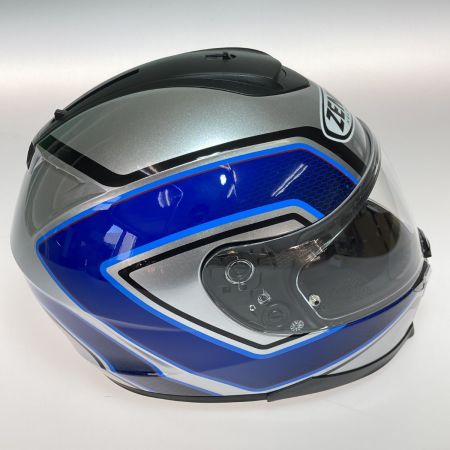  ZENITH ゼニス バイクヘルメット フルフェイス サンバイザーモデル YF-9 サイズL スポーツストライプ ブルー