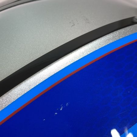  ZENITH ゼニス バイクヘルメット フルフェイス サンバイザーモデル YF-9 サイズL スポーツストライプ ブルー