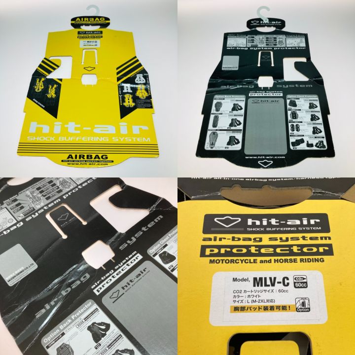 hit-air MLV-C バイク用 エアバッグベスト Lサイズ 現状渡し品 要