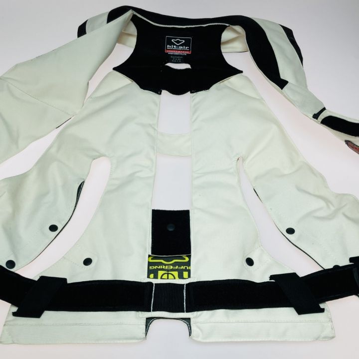 中古　hit-air エアバッグ　ジャケット　サイズ　2XL　黒　ヒットエアー　無限電光　 中古hit-air 乗馬用 エアバッグ ベスト ジャケット M-2XLサイズ