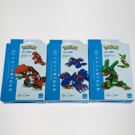  カワダ ナノブロック ポケットモンスター ポケモン 8体 まとめ ルギア ホウオウ カイオーガ グラードン レックウザ ライコウ エンテイ スイクン
