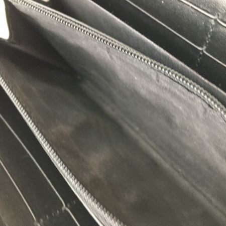  GUCCI グッチ グッチシマ ラウンドファスナー長財布 レザー 黒  307980 ブラック