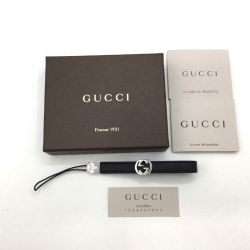 ◎◎ GUCCI グッチ ストラップ インターロッキングG 携帯ストラップ モバイルアクセサリー 155279-479292 Aランク