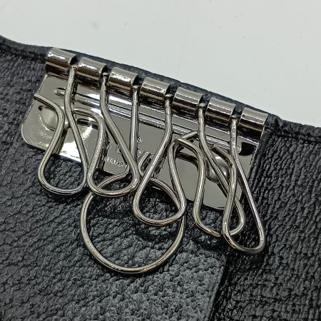 GUCCI グッチ 6連キーケース GG 箱付 154450・493075 ブラック