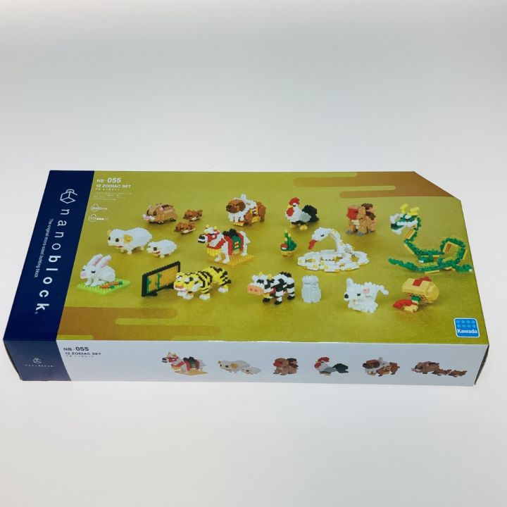 カワダ nanoblock ナノブロック 干支 十二支セット NB-055 12 Zodiac