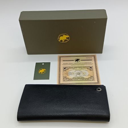  HUNTING WORLD ハンティングワールド 長財布 二つ折り長財布 371A-209 ブラック