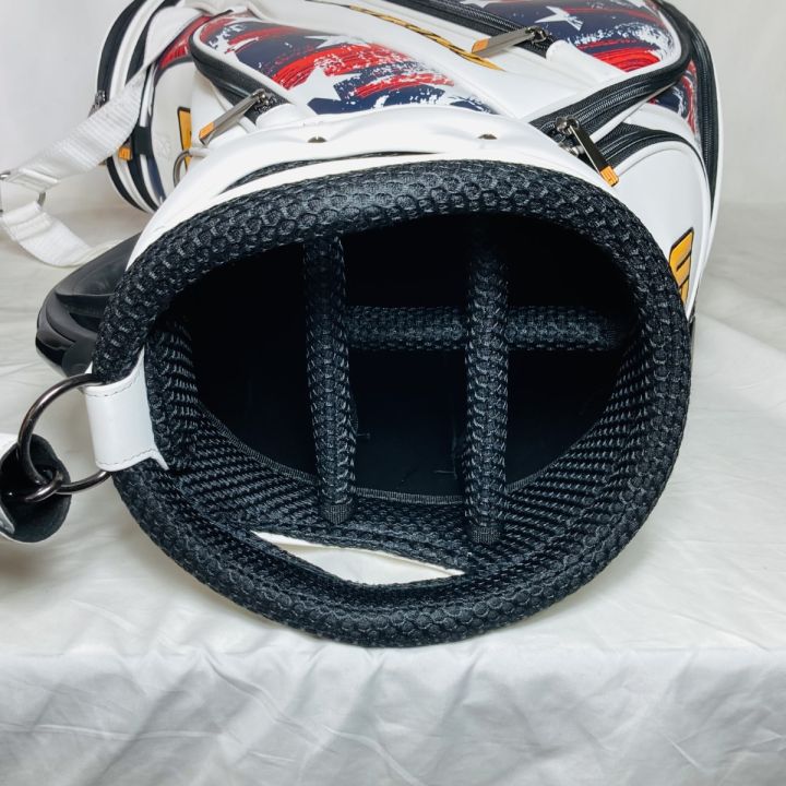 LOUDMOUTH ラウドマウス キャデバッグ ドロップクロス 中古 美品 LOUDMOUTH ラウドマウス キャディバッグ 9.5型 5分割 4.3kg LM-CB0020