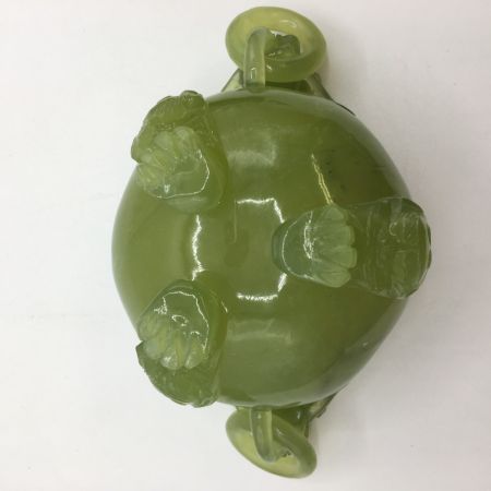   中国美術　 翡翠　 香炉　 三足香炉　 龍 中古品