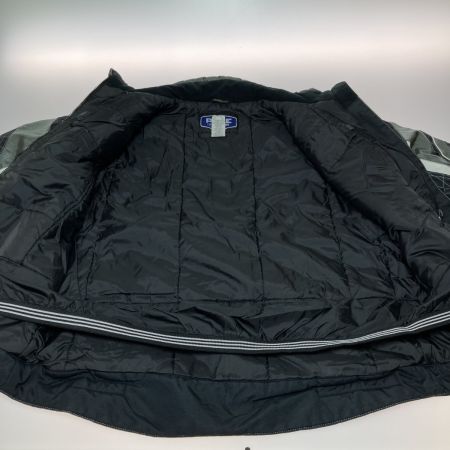  POLARIS スノーモービル ジャケット MEN'S MEDIUM ブラック x グレー 中綿ジャケット