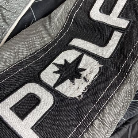  POLARIS スノーモービル ジャケット MEN'S MEDIUM ブラック x グレー 中綿ジャケット