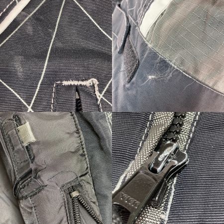  POLARIS スノーモービル ジャケット MEN'S MEDIUM ブラック x グレー 中綿ジャケット