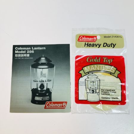  Coleman コールマン ワンマントルランタン ケース・取説付 286A740J
