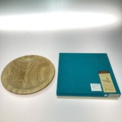 ◎◎  オケクラフト工房 髪切虫 盛皿 30cm 木製食器 エゾマツ Aランク