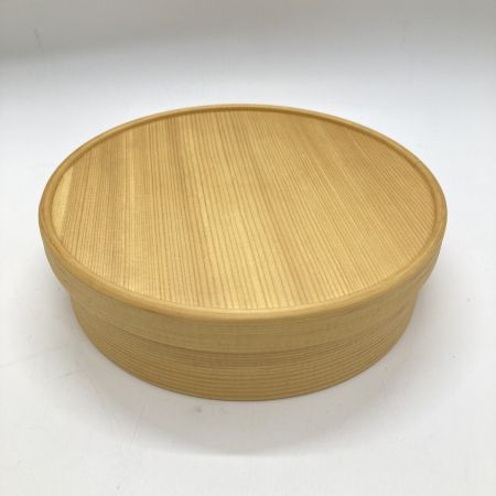  クラフト工房SOGO オケクラフト エゾ松 木製 曲桶 蓋付き 仕切り付き