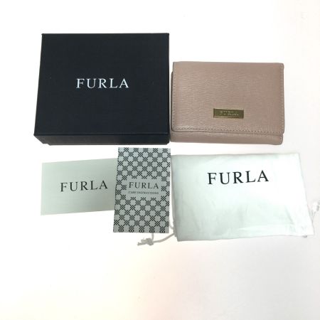  FURLA フルラ  3つ折り財布 　両開き ピンク