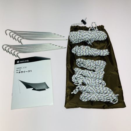  snowpeak スノーピーク ヘキサイーズ SDI-101 ソロテント グランドシート付