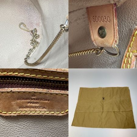  LOUIS VUITTON ルイヴィトン モノグラム プチ・バケット トートバッグ M42238 ブラウン ポーチ欠品