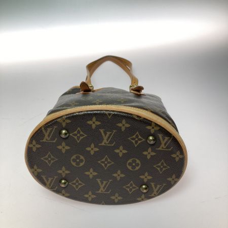  LOUIS VUITTON ルイヴィトン モノグラム プチ・バケット トートバッグ M42238 ブラウン ポーチ欠品