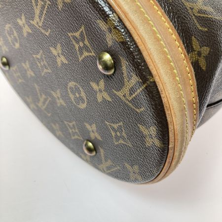  LOUIS VUITTON ルイヴィトン モノグラム プチ・バケット トートバッグ M42238 ブラウン ポーチ欠品