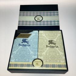◎◎ BURBERRY バーバリー 西川産業 ソフトコットンシーツ 2枚入 BB 718 / VPB 655 7221 Sランク