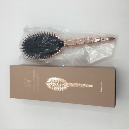  Franc Franc フランフラン  ロッサ メイクアップブラシ セット 　シヴ デュアルオーバルヘアブラシ シャイニー ピンクゴールド