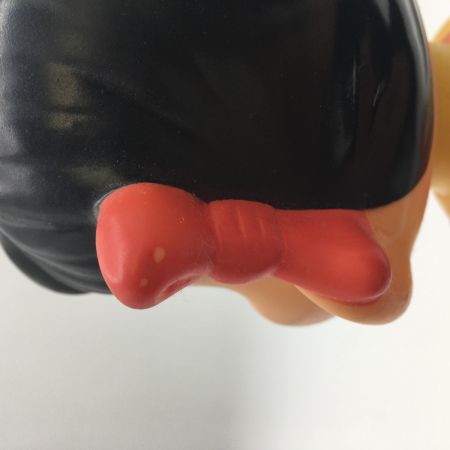   不二家 首振り人形 ペコちゃん きざみ目 ソフビ　頭ネジ1本