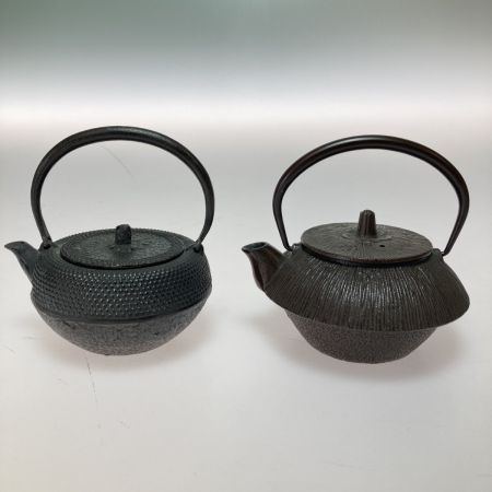   南部鉄器 まとめ 鉄瓶 急須 灰皿(梅) 自在鉤(サル) 錆有