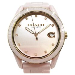◎◎ COACH コーチ クォーツ  腕時計 レディース CA.129.7.49.1680 ピンク 本体のみ Bランク