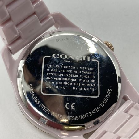  COACH コーチ クォーツ  腕時計 レディース CA.129.7.49.1680 ピンク 本体のみ
