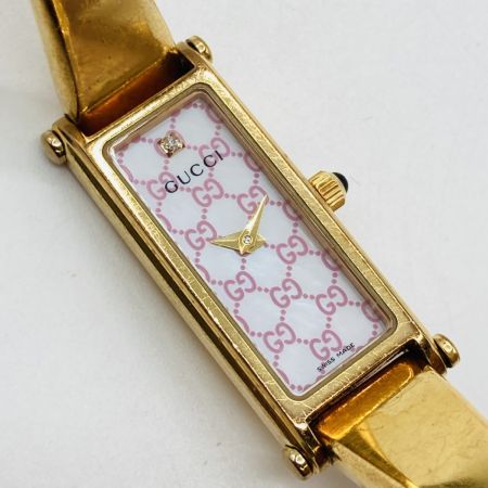  GUCCI グッチ 1500L  レディース 腕時計 クォーツ シェル文字盤 1500L 本体のみ キズ有