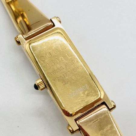  GUCCI グッチ 1500L  レディース 腕時計 クォーツ シェル文字盤 1500L 本体のみ キズ有