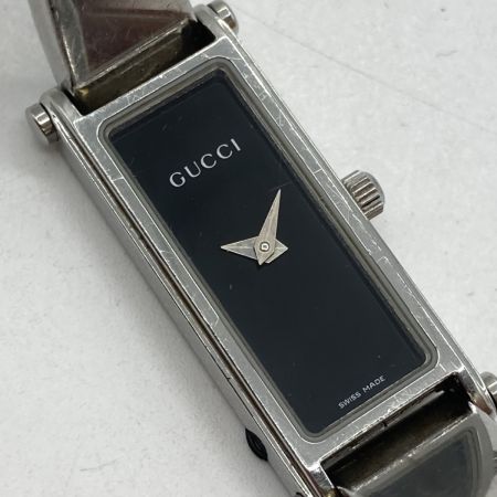  GUCCI グッチ 1500L レディース 腕時計 クォーツ ブラック文字盤