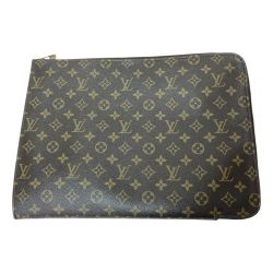 ◎◎ LOUIS VUITTON ルイヴィトン モノグラム ポッシュドキュマン 書類ケース ビジネスバッグ M53456 ブラウン Cランク